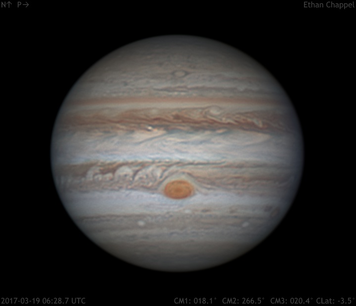 Jupiter 2017-03-19 06:28 UTC - Chappel Astro