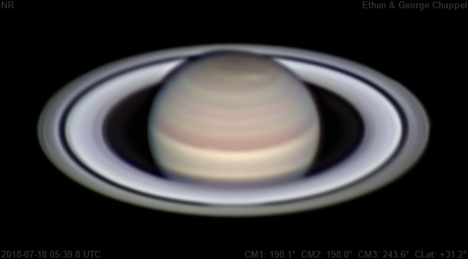 This was our last photo of Saturn for the night, after which we moved on to photographing Mars.