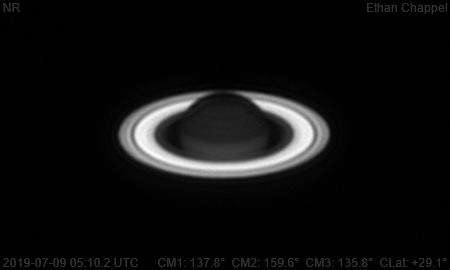 I decided to capture Saturn with the methane filter again after seeing how well it came out last night.